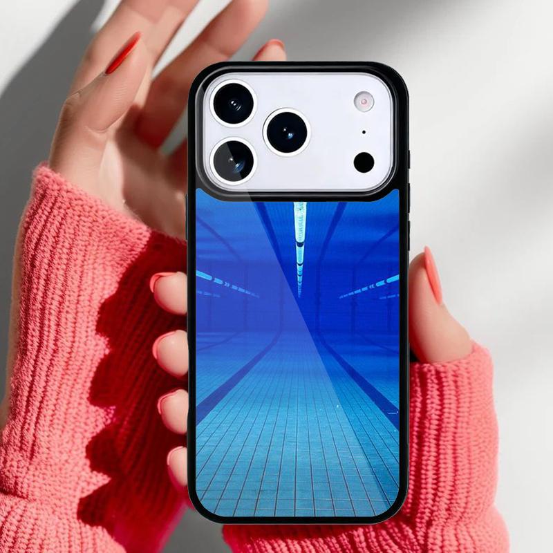 Water Pattern Pool Summer Phone Case for iPhone 17 Air 16e 15 14 13 Pro Max Back Cover for 12 11 Pro Coque