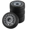 1/10 RC Rally Car Tires On Road Tyres 12mm Hex Plastic Wheels Rims for 1/10 Scale Racing Car Tamiya TT01 TT02 XV01 TA06 PTG2