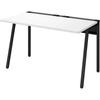 Office Desk Kokujoline Flat Desk Work Desk Black x White Width 120 x Depth 70 cm [2 Packs] DLE-N1...