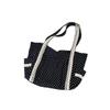 1 polka dot canvas bag women's niche sweet lace shoulder bag commuter large capacity tote bag