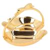 Jewelry Tray Elegant Swan Zinc Alloy Simple Lines Fine Plating Glossy Durable Fadeless Widely Used