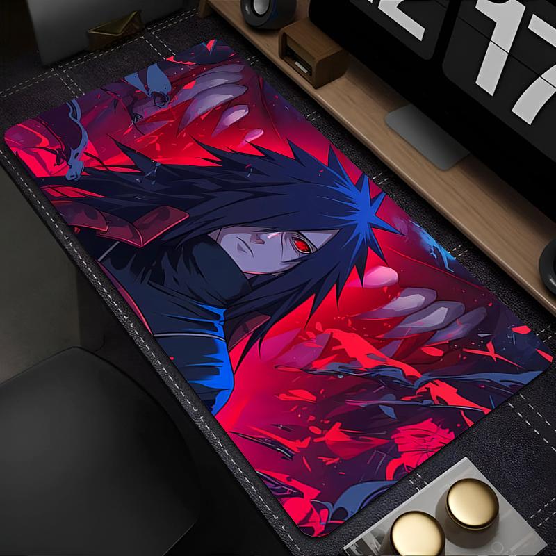 Mouse Pad Naruto Madara Uchiha Computer Speed Type Varpet Mat Esports Players Laptop Keyboard Pad Mousepad xxl Desk Mat