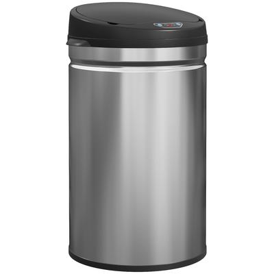 30 Liter Sensor Trash Can with Soft-Close Function, Touchless Stainless Steel Waste Bin for Hygienic Kitchens
