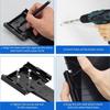 Wheel Chock Tire Support Pad Black Plastic Anti-Slip Tire Stopper Unviersal RV Trailer Wheel Stop Block Control Skid Resist