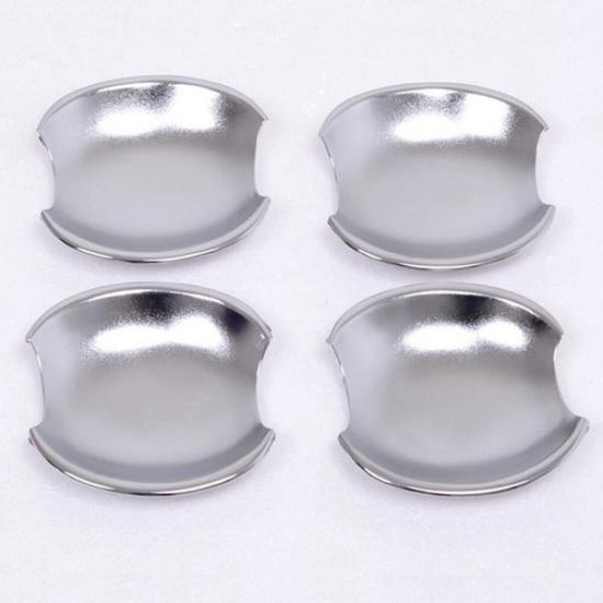 Chrome Door handle bowl cover Molding trim For Mazda 2 3 6 2003-2008 Chrome door bowl