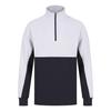 Finden & Hales Mens Colour Block Quarter Zip Tracksuit Top
