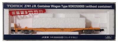 TOMIX N Gauge Koki350000 No Container 2741 Railway Model Freight Car