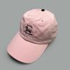 Spring/Summer Cute Puppy Plaid Tether Baseball Cap Ladies Shade Cartoon Embroidery Cap