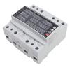 Voltage Protector, 100A 3 Phase Voltage Protective Device Multifunctional Current Protector Real Time Display High Measurement Accuracy Ove