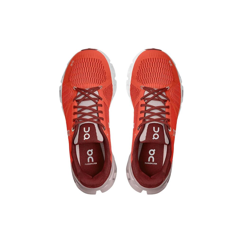 Scarpe da Corsa On Cloudflyer Donna Basse Rosse 21.99224