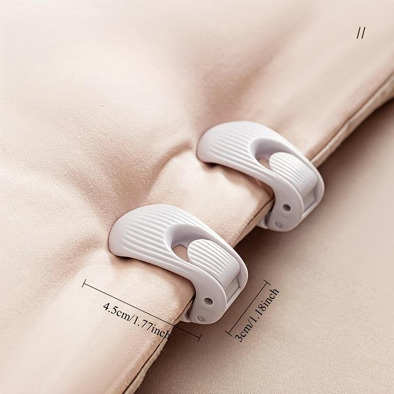 8/4pcs, Bed Sheet No-Needle Quilt Fixers, Shell Clips to Prevent Slipping of Bed Sheets, No Trace, Suitable for Thick Mattresses