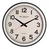 Wm Widdop Office Style White Cased Wall Clock 42cm