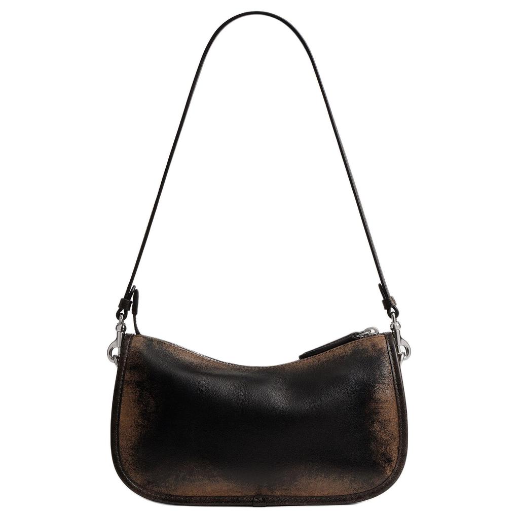 Coach Waverly 24 Vintage Design Leather Crossbody Shoulder Bag Medium Women bags Black Brown CCC65-LHPMZ