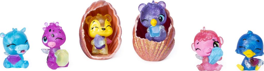 Hatchimals Mermal Magic 6 Pack Shell Carrying Case with Season 5 for Kids Aged 5 and Up May CollEGGtibles, CollEGGtibles, (Color Vary)