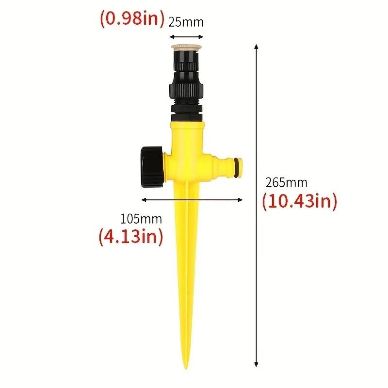 

Автоматический садовый дождеватель с вращением на 360° — идеально подходит для газонов, ферм и теплиц!