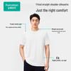 PurCotton All-Cotton Cool-Touch Round Neck T-Shirt