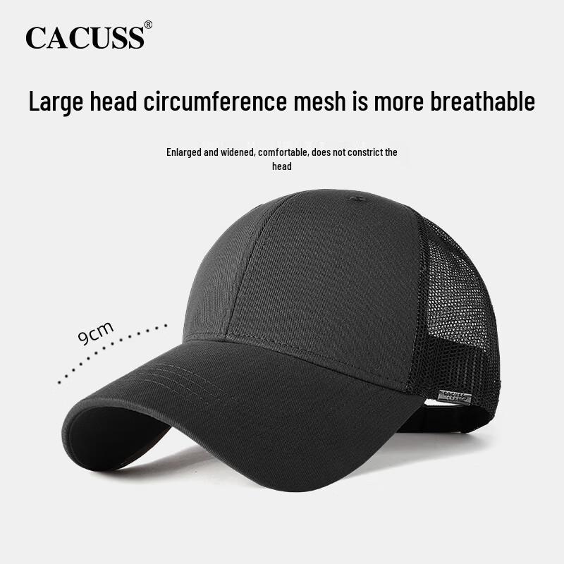 CACUSS Men s Breathable Mesh Baseball Cap M (57-59CM) чёрный
