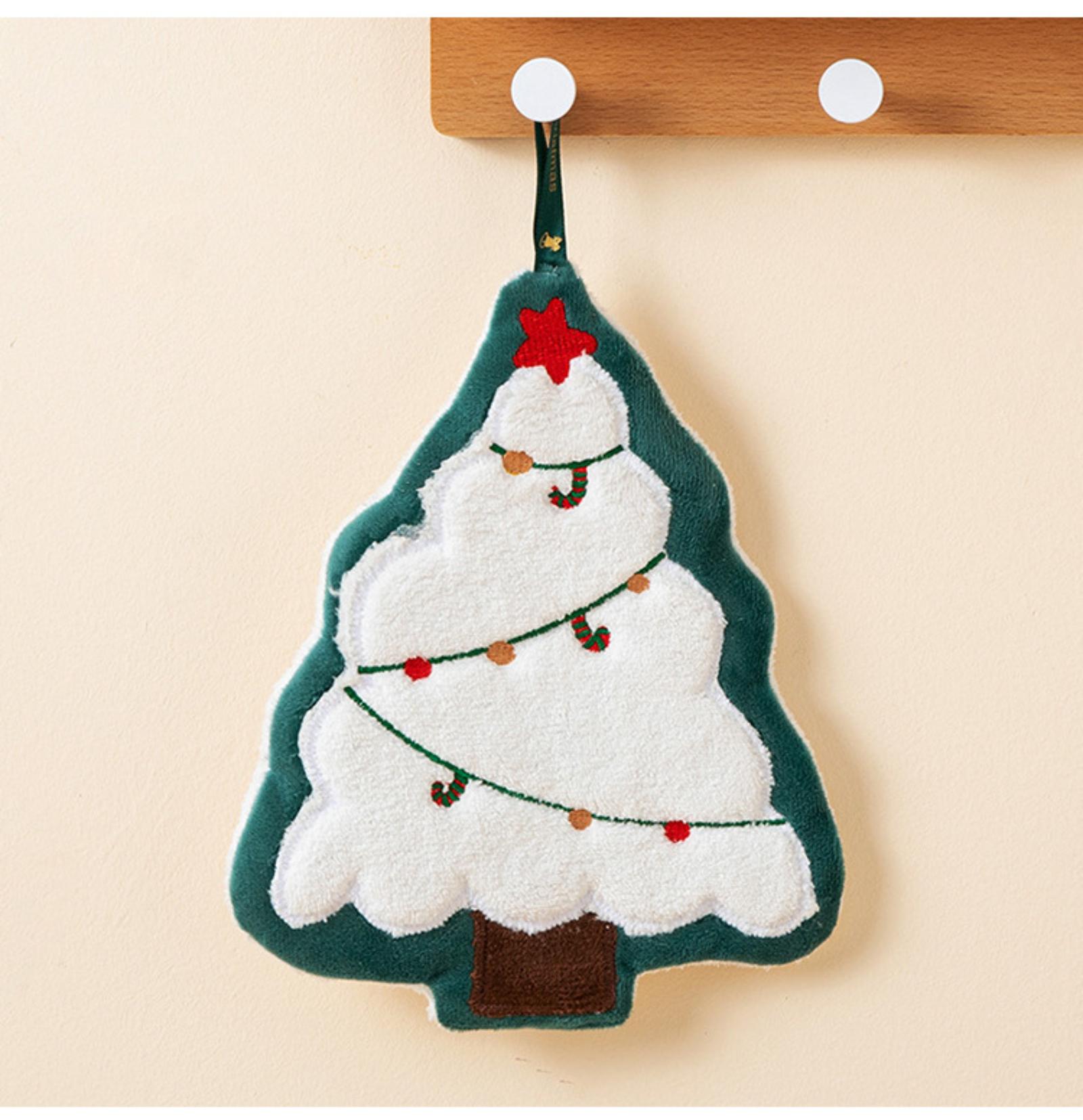 

Thick Coral Fleece Embroidered Towel Cute Hand Towel Kitchen Children s Small Towel One Size