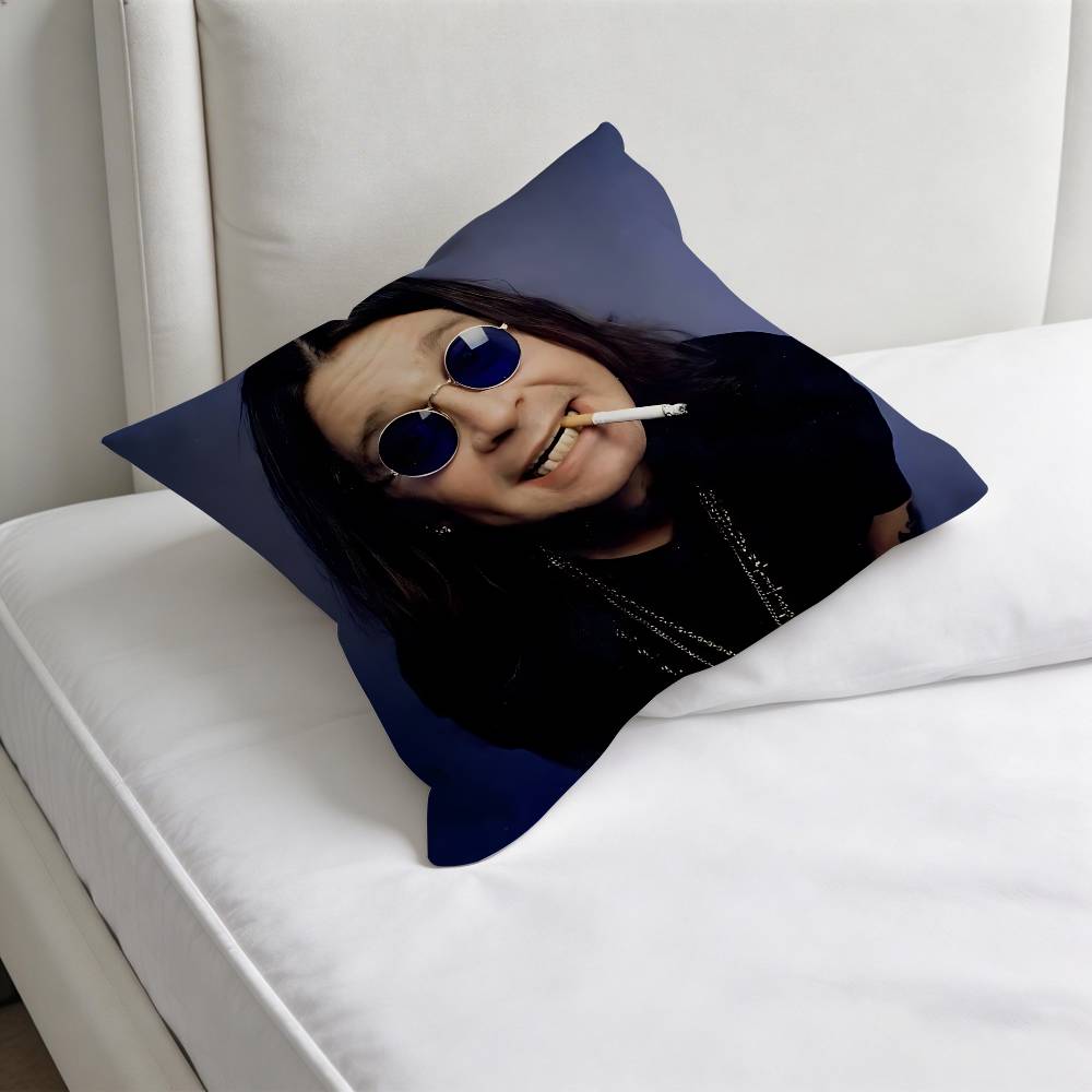 

Music OOzzy OOsbourne Square Pillow Case Soft Decorative Throw Pillow Cover for Home Sofa Bed 30x30 cm