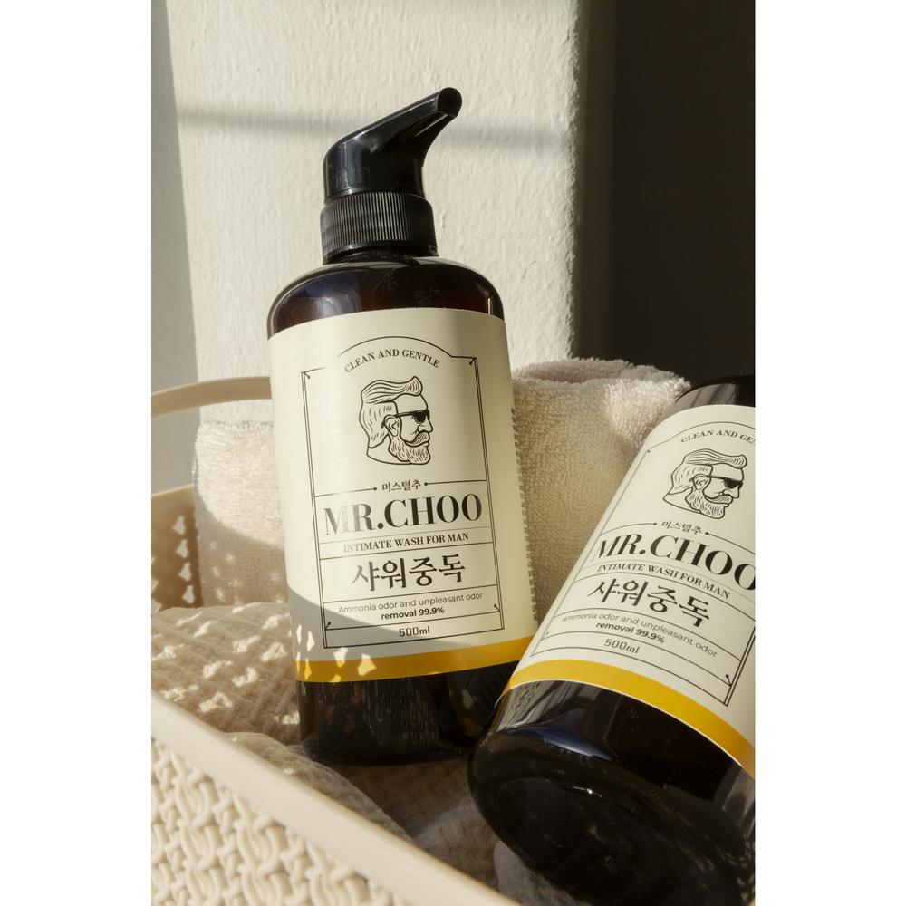 Elovo Men's Cleanser Shower Addiction Mistalchu 500ml Large Capacity, 2 Pieces