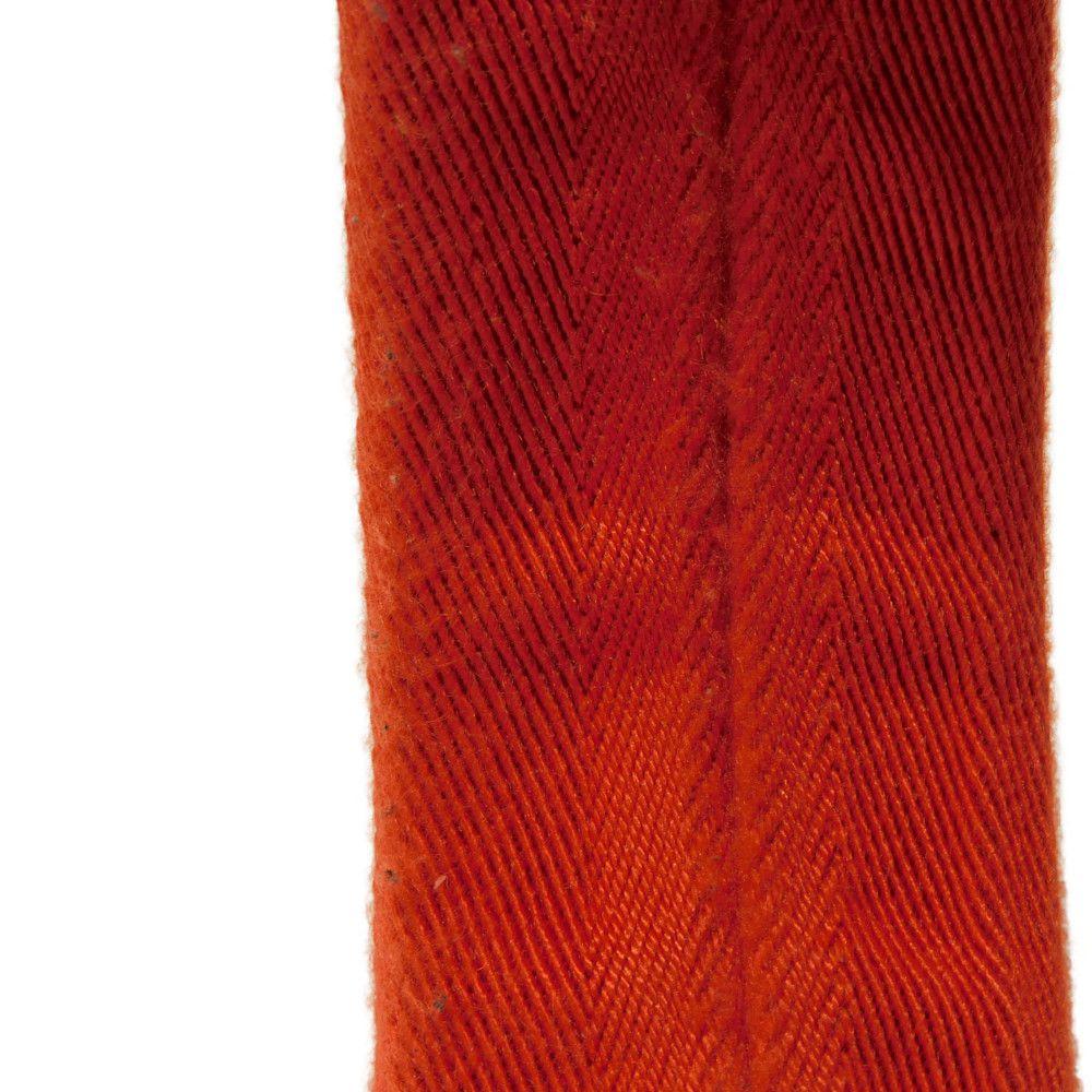 Used 9539 GG Nylon Daypack 387071 7927 Double G Calfskin Drawstring Logo Embossed Orange Red Men's from Japan AUTHENTIC