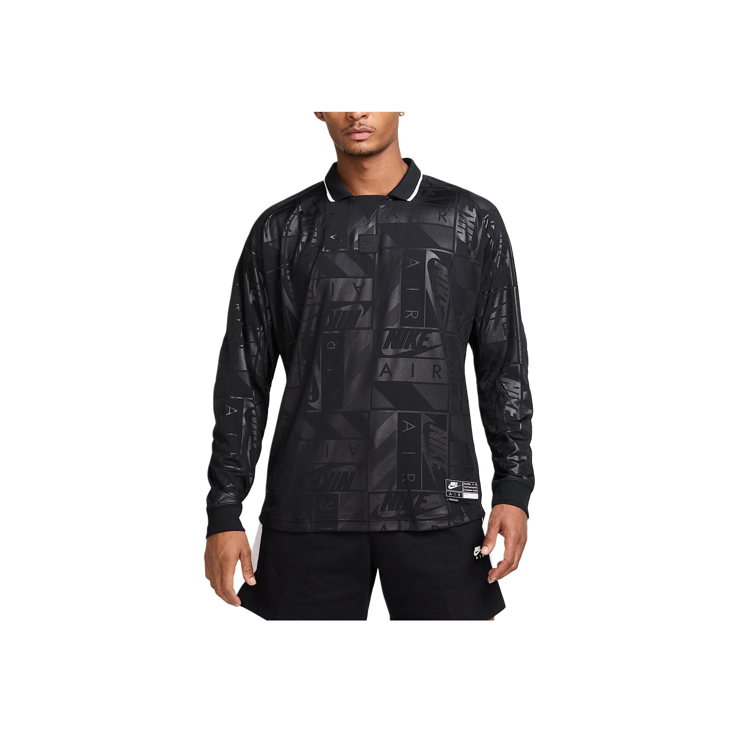 

Nike Air Letter Brand Logo Comfortable Long Sleeve Sweatshirt Men sweatshirt Black HM8987-010 2XL