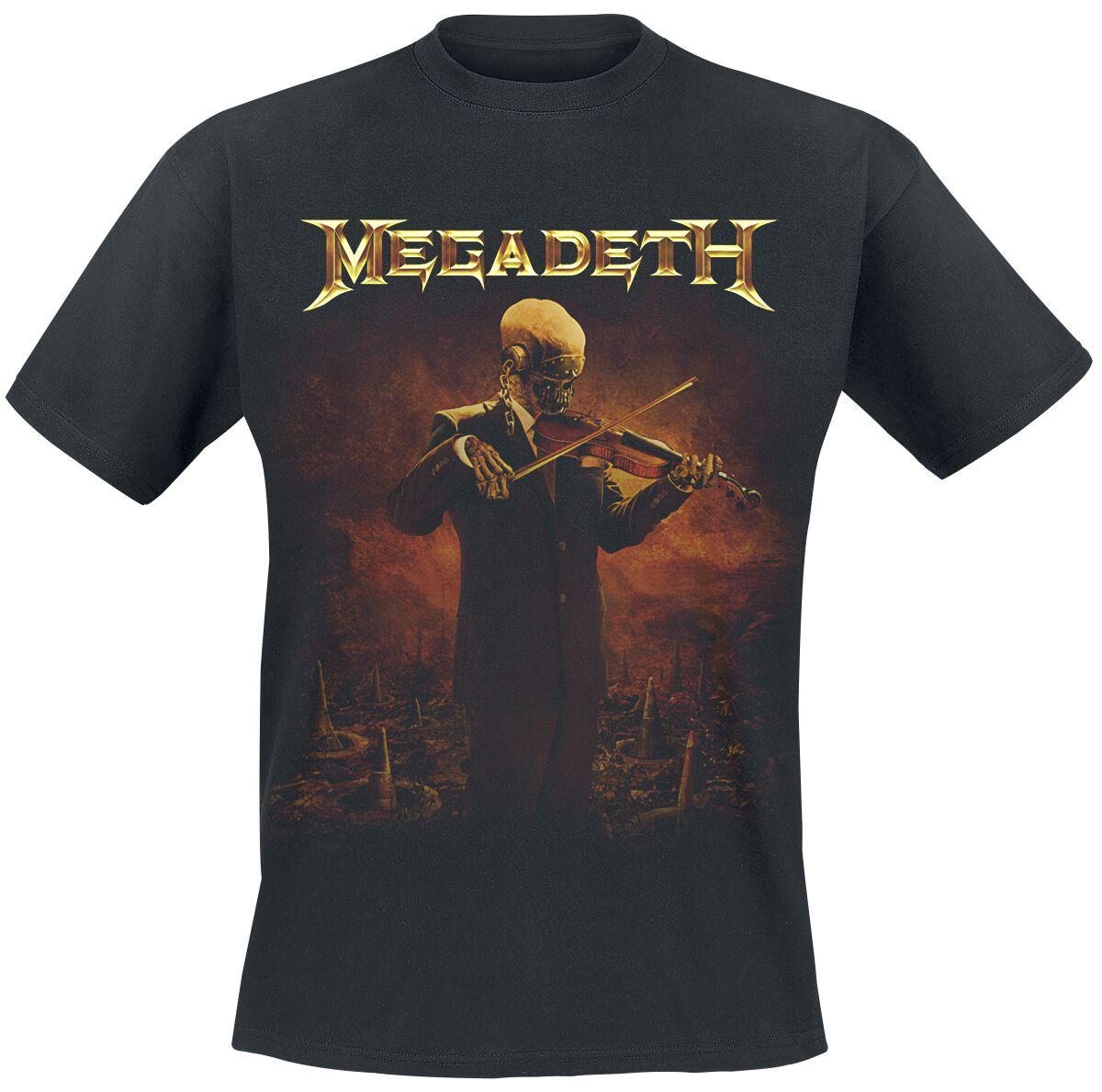 Symphony for Destruction Megadeth T-Shirt Men Women Vintage Metal Rock Band Graphic Tee 100% Cotton Summer Streetwear Top S разноцветный