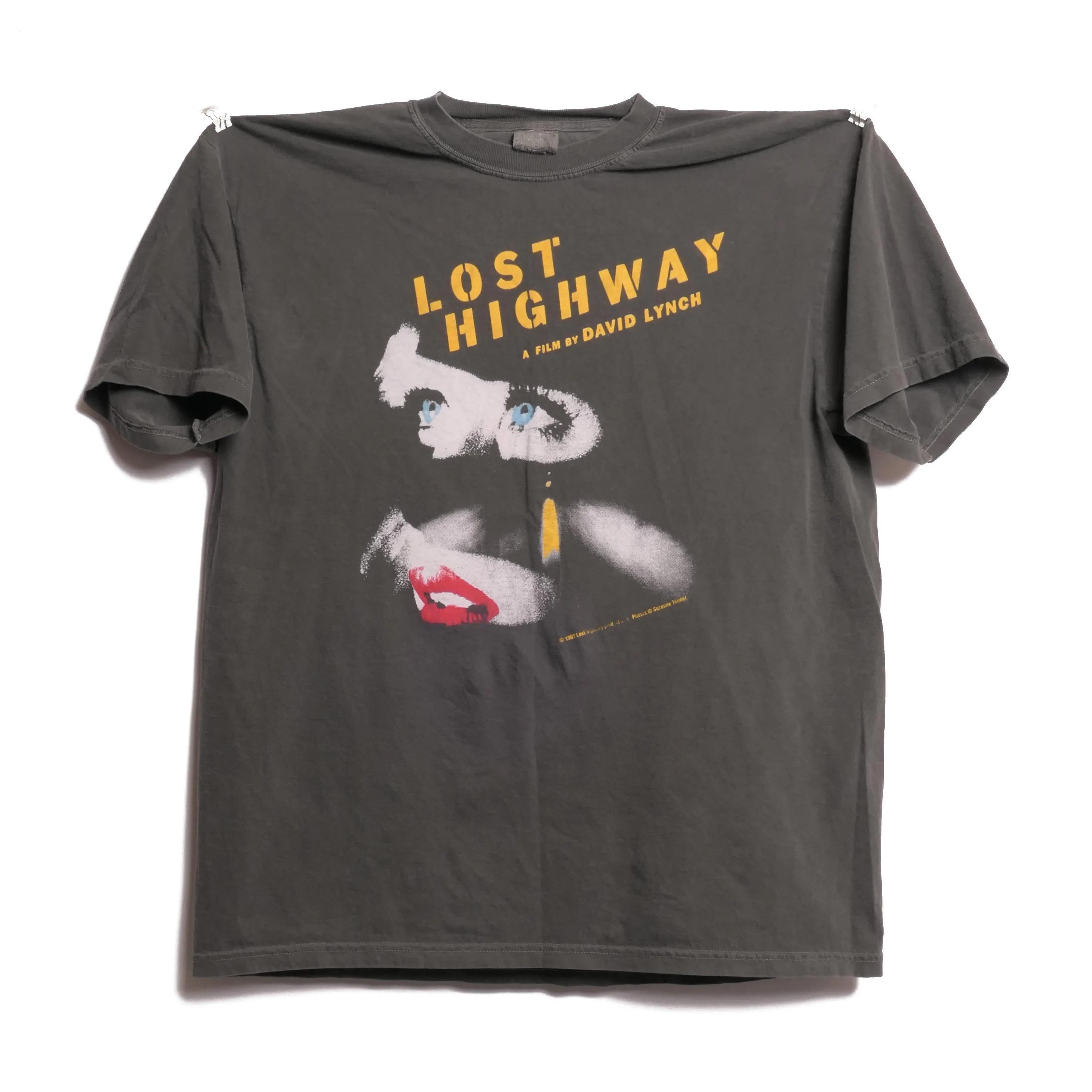 Plus Size Summer Womens Retro Lost Highway TShirt Cotton Breathable Stylish Versatile Street Style Oversized XL