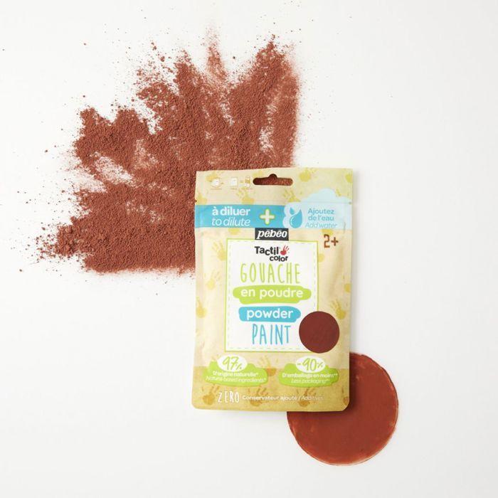 Powdered Gouache - PEBEO - Brown - For Children from 2 Years Old