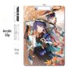 Anime Style Acrylic Clipboard and File Folder with Thickened Writing Pad