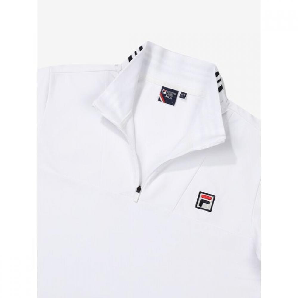 Fila Fleece Half Zip Long Sleeve Tee
