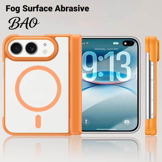Magnetic Phone Cover Case for iPhone-Duo, Shockproof Folding Cellphone Non Slip Protective Cover, Professional Mobile Shell, Accessories DurablePhone
