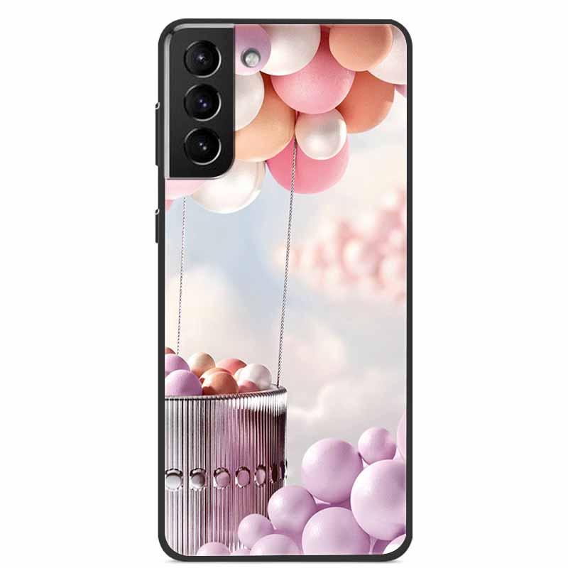 For Samsung S22 Case Wolf Lion Cat Black Silicone Soft Back Cover Case For Samsung Galaxy S21 FE S22 Ultra Phone Case S 22 Funda