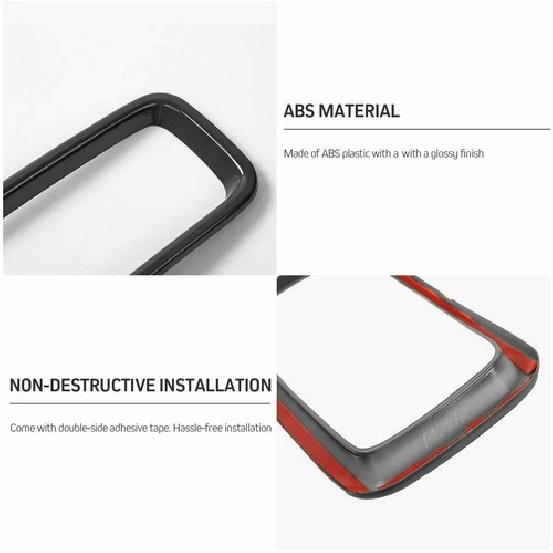 Grille Erts Grill Cover Trim Exterior Accessories for + Jeep Renegade BU