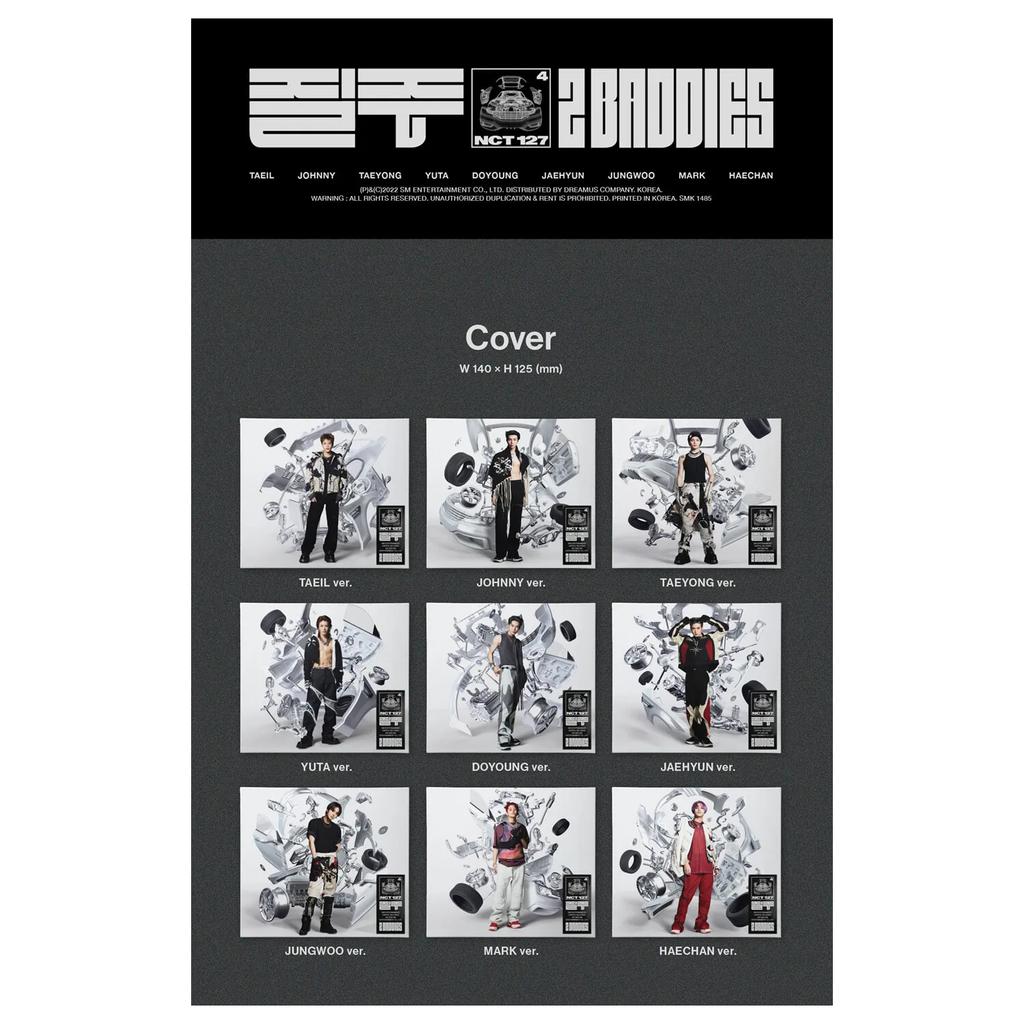 NCT 127 The 4th Album - 2 Baddies [Digipack Ver.] [1 of 9 Covers, Randomly Sent]
