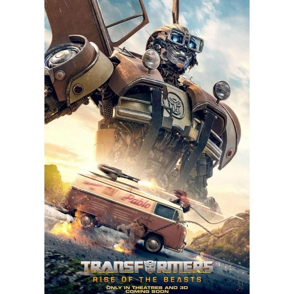 Transformers Bumblebee Optimus Prime Targhetta Decorativa in Metallo Regalo per Ragazzi Decorazione da Parete