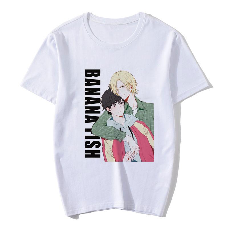 Banana Fish T Shirt Women Anime Japanese Manga T-Shirt Cartoon Graphic Tees Summer Tops Harajuku Women Fashion Tees Tshirts