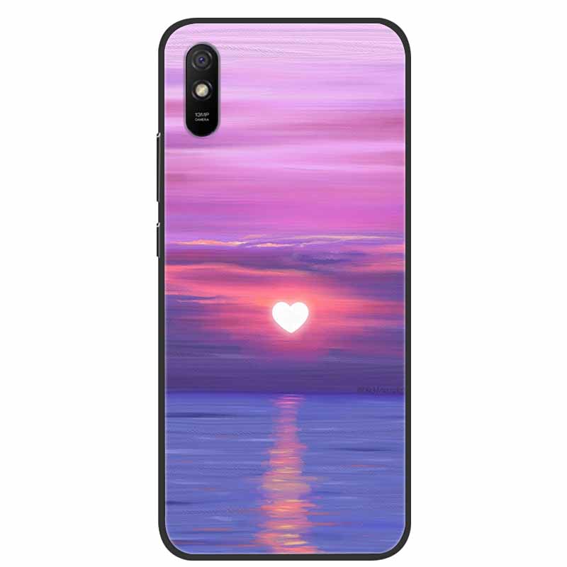 For Xiaomi Redmi 9A Case Redmi 9AT Shockproof Soft Silicone TPU Back Cover For Redmi 9i 9A Sport Phone Cases 9AT Cute Cartoon