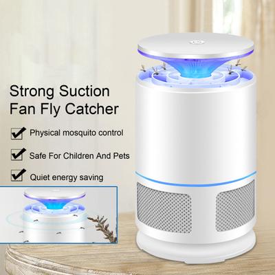 USB Lampa na chytání much s 7 lopatkami ventilátoru Tiché UV světlo Lapač much Domácí Vnitřní Venkovní Fyzická kontrola much