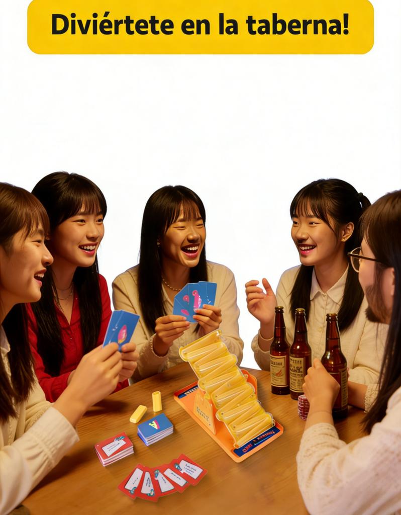 .Board Game Tilt n Shout Swinging Stilt Multiplayer Battle Answering Interactive Table Game Family Party Board Games Kids Toy