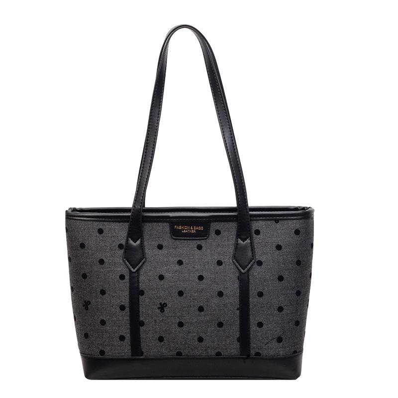 

Women s Versatile Canvas Tote Bag 2025 - Large Capacity, Casual Single Shoulder Shopping Bag for Commuting and Class. чёрный