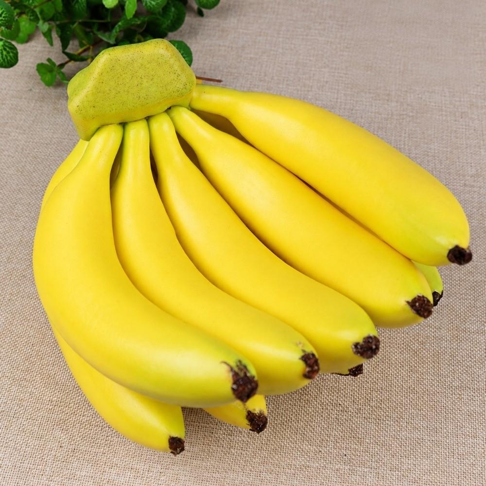 Plastic Foam Fake Fruit Prop Life Size Decorative Fruit Display Banana Food Model Fruit Shop Decor