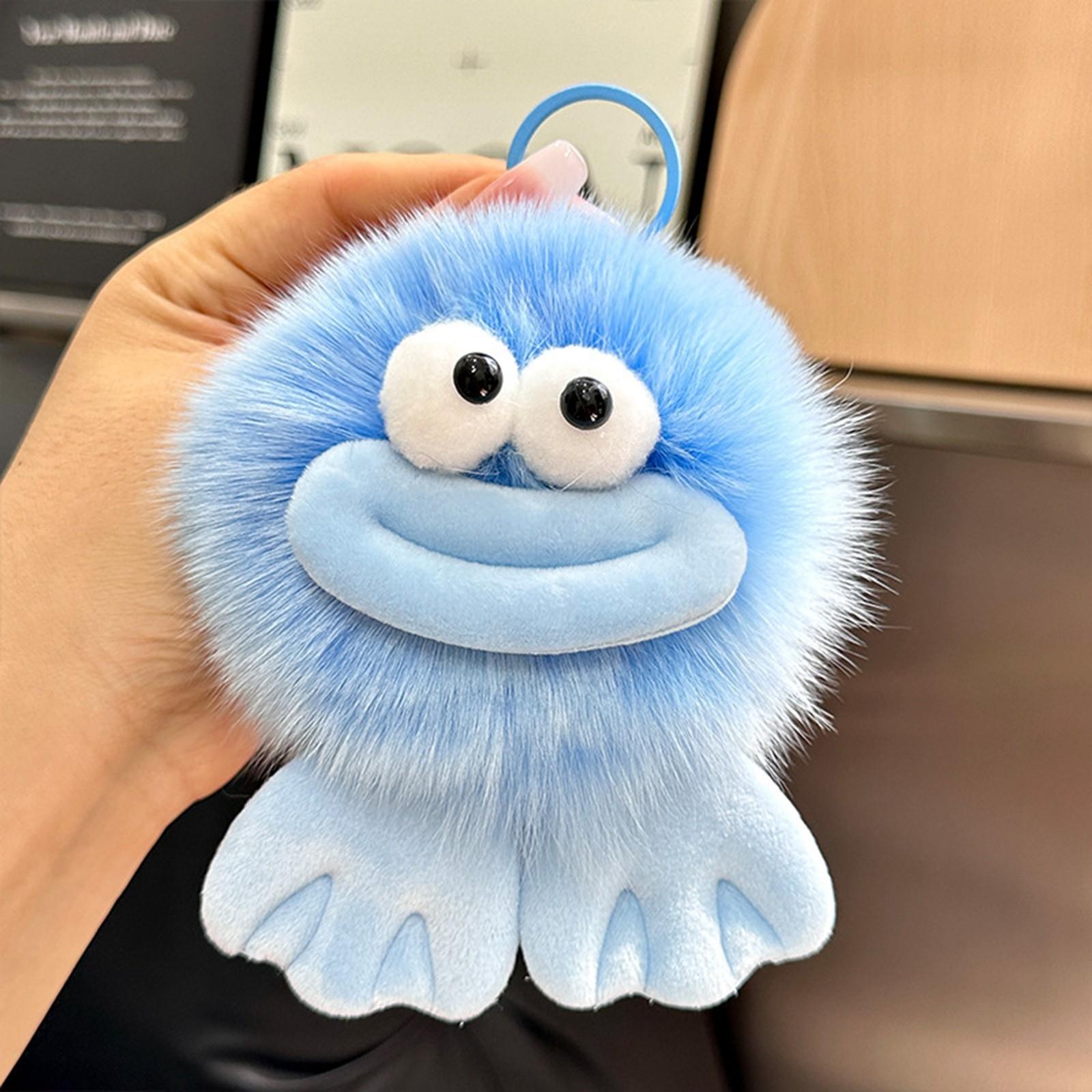 

Симпатична маленька кулька, автомобільний брелок, кулон, плюшевий кульковий мішечок, орнамент One Size