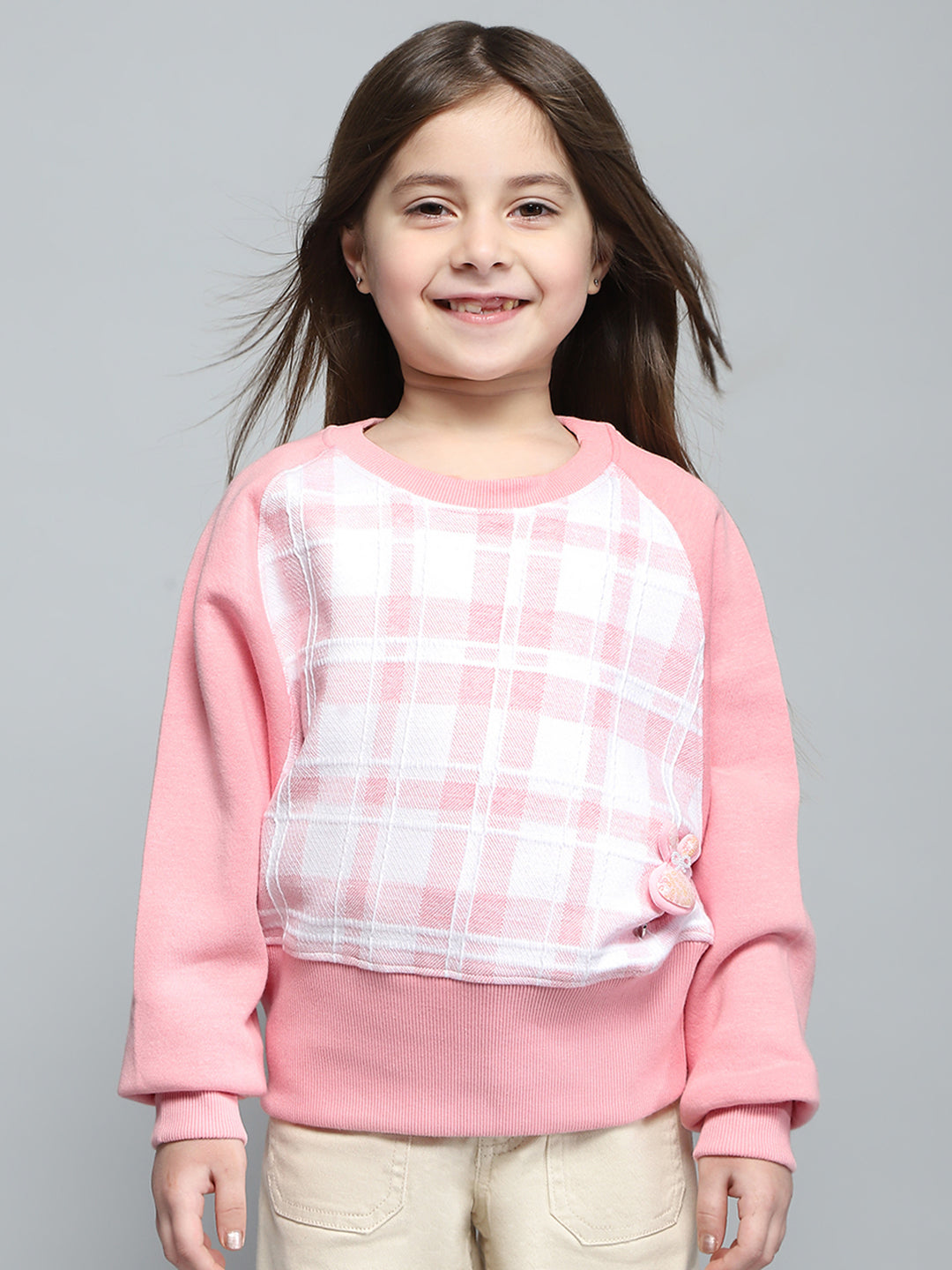 Monte Carlo Girl Regular Fit Pink Sweatshirt 7-8 Years розовый