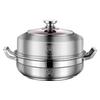 Yunshuang 304 Stainless Steel Steamer & Soup Pot