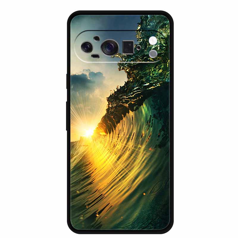 Soft Cover For Google Pixel 10 Pro Case Silicone Gradient Marble Cool Wolf Funda Cover for Google 10 Pro Pixel10 Pro Capa Coque