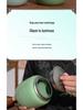 Longquan Celadon Ceramic Tea Caddy: Handmade, High-Capacity, Sealed Jar for Tea Storage