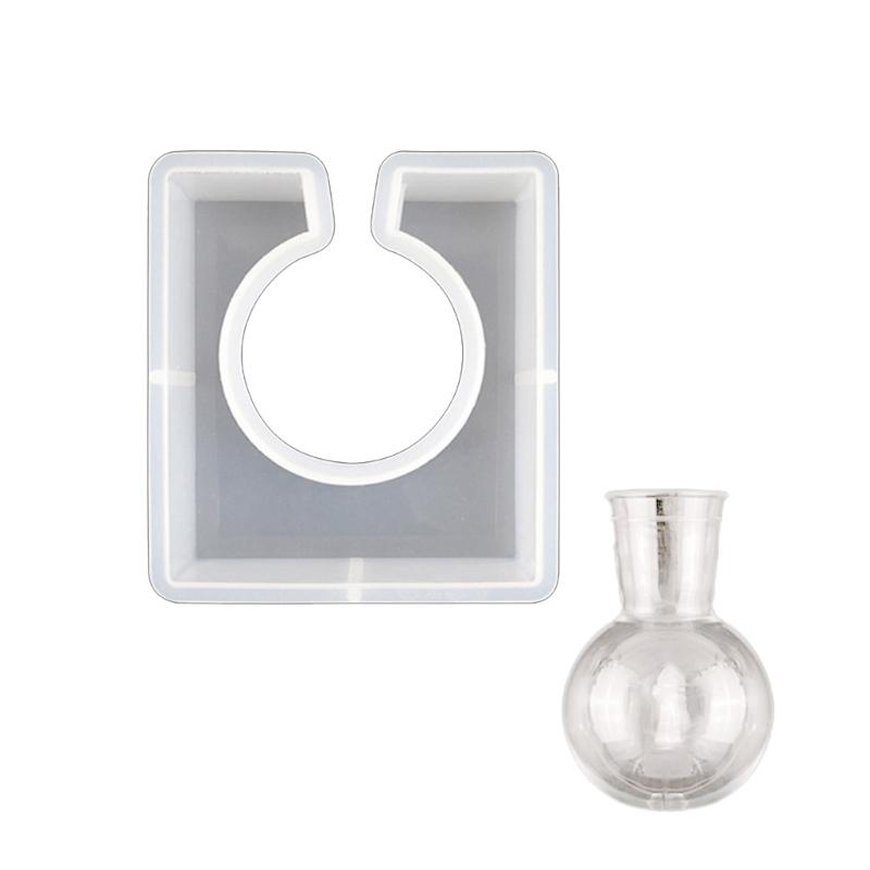 Flowers Bud Vase Silicone Resin Mold for Plant Propagation Station Epoxy Resin Casting Mold for Hydroponic Plant Home