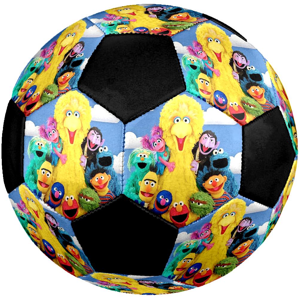 Sesame Street Theme Size 5 Soccer Ball, Suitable for Both Indoor and Outdoor Matches, a Gift Suitable for Everyone.