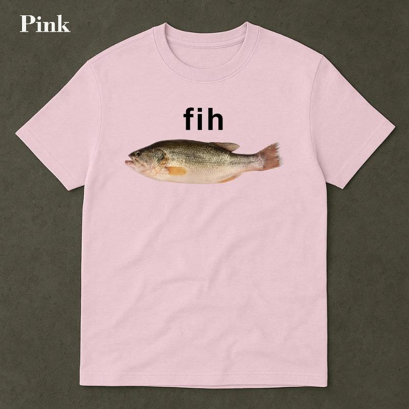 Fih Fish Meme Shirt Stupid Meme Shirt Funny Meme Shirt Brain Rot Shirt Inappropriate Funny Gag Gift Gen Z Meme Tees